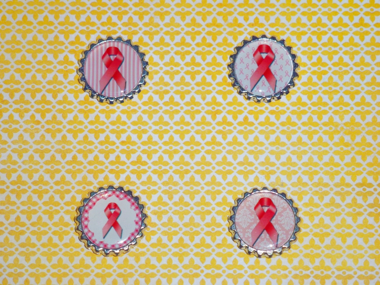 Breast Cancer Awareness Magnets Set 2