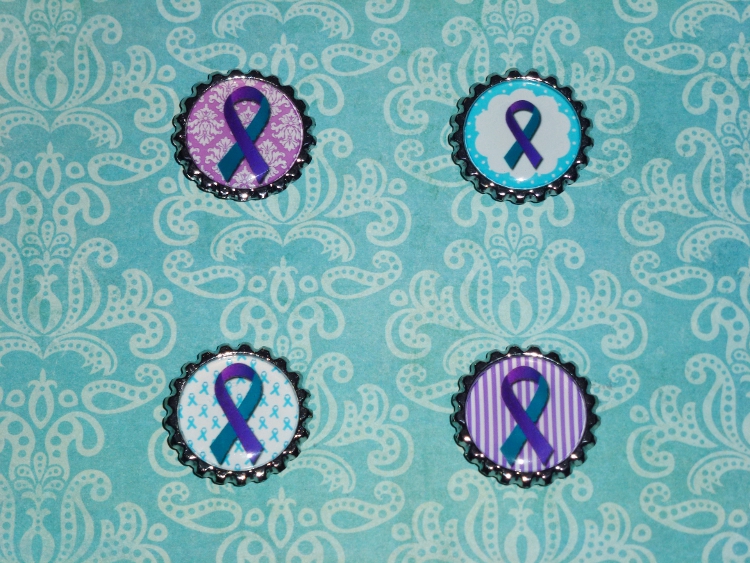 Domestic Violence Awareness Magnets Set 2