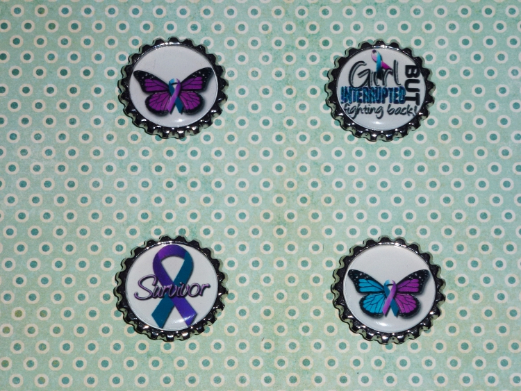 Domestic Violence Awareness Magnets Set 4