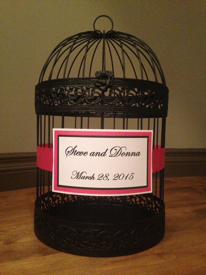 Custom Hot Pink Bird Cage