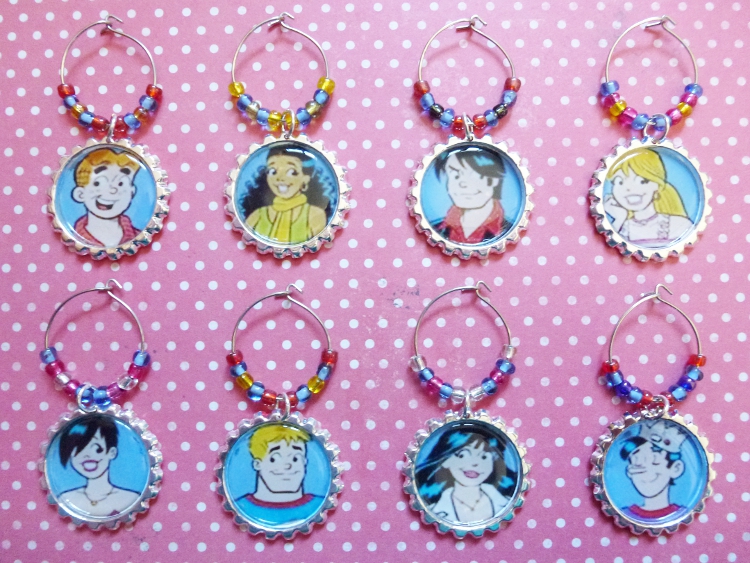 Archie Comics Wine Charm Set 1