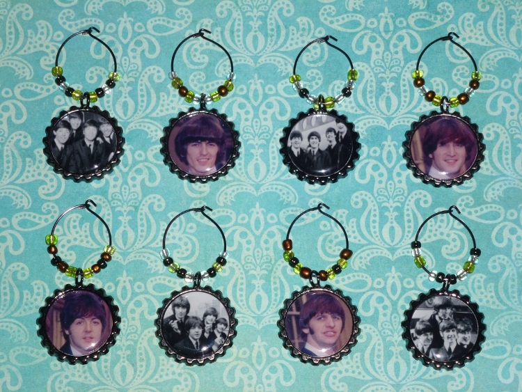 The Beatles Wine Charms Set 3