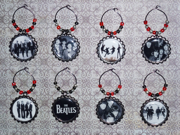 The Beatles Wine Charms Set 4